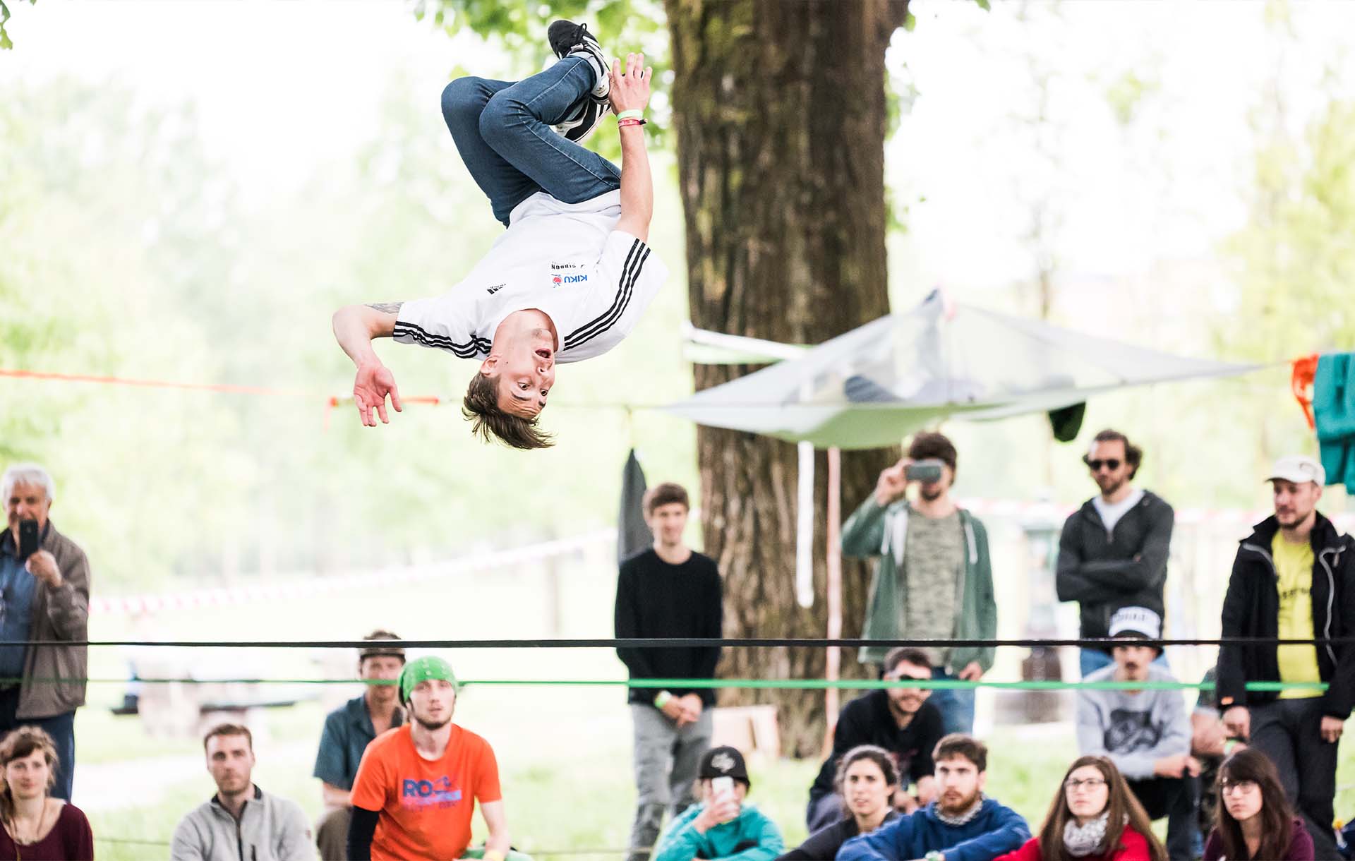 Protection slackline