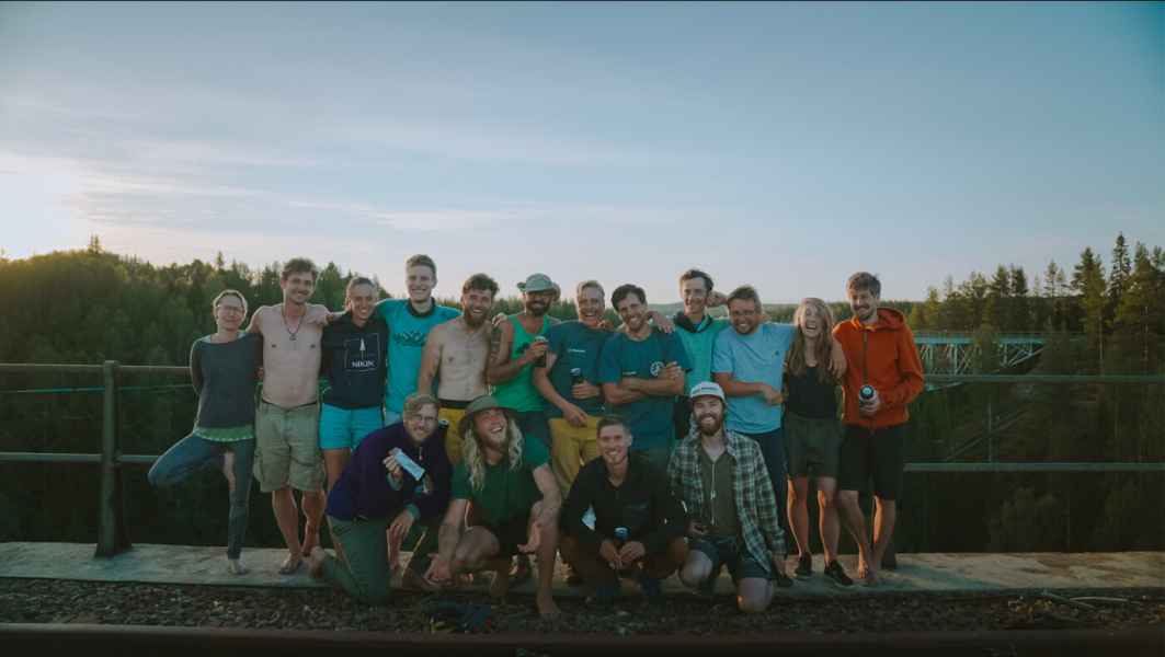 Lapporten (SE) highline 1,2 km world record on skydiamond 2021