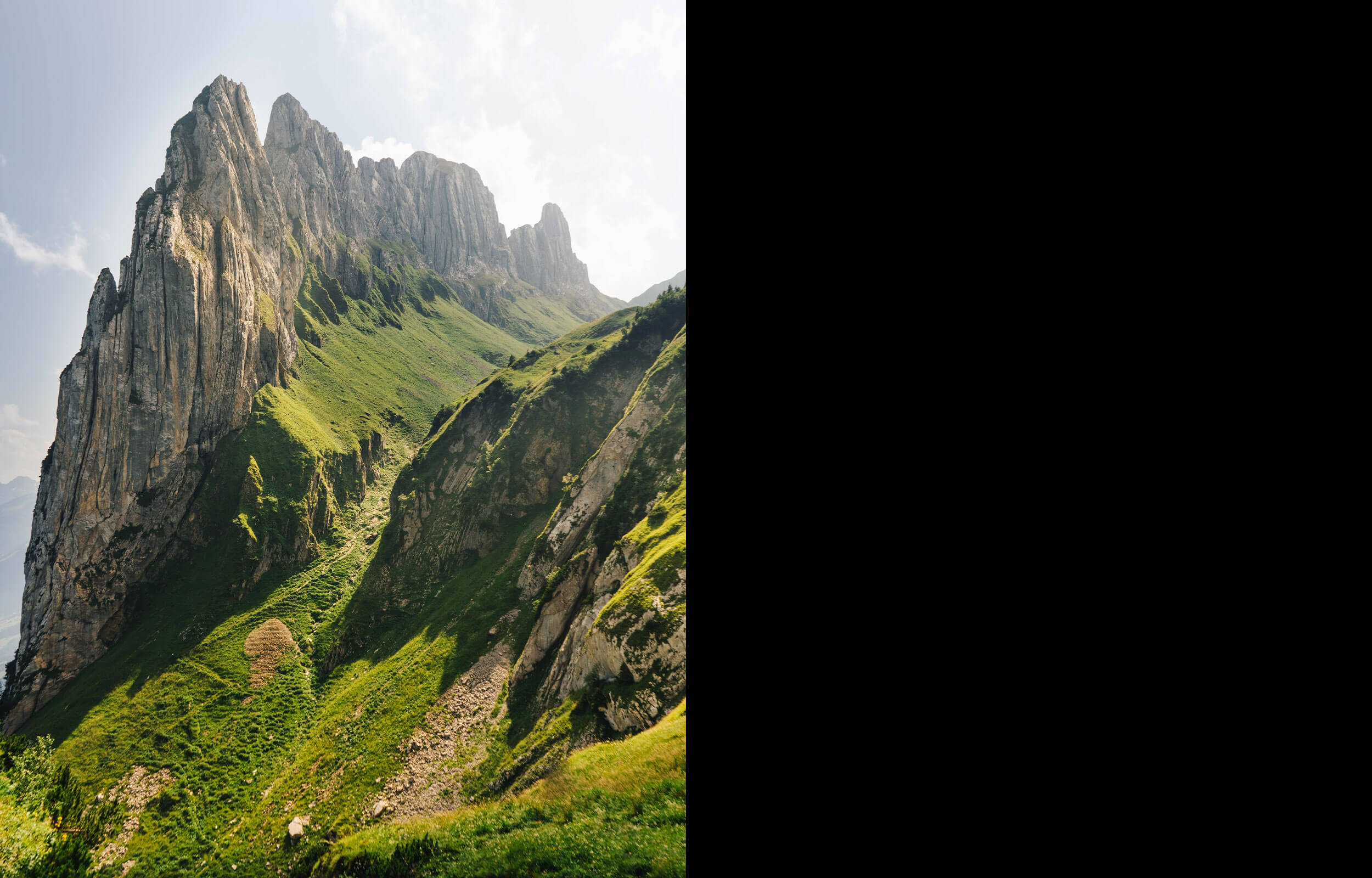 Spider Slacklines vista montagna